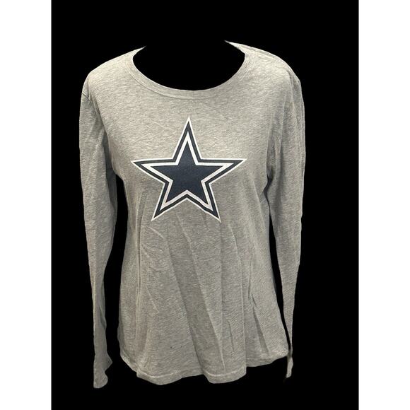 Dallas Cowboys Dak Prescott #4 Cowboys Her Style Women’s Large Long Sleeve Tee - Picture 1 of 5